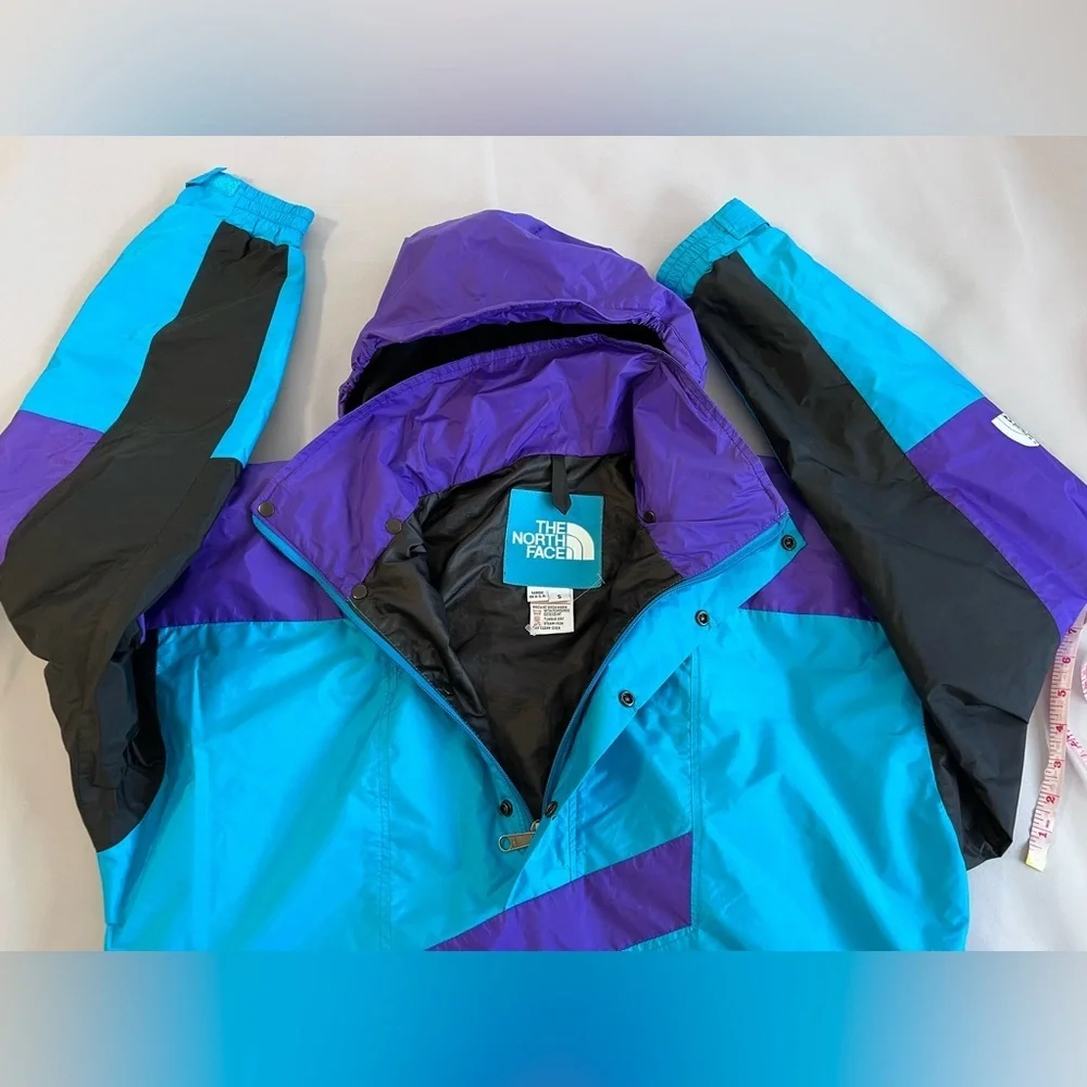 Vintage 90s North Face Made in USA Goretex anorak‎ windbreaker pullover Sz S